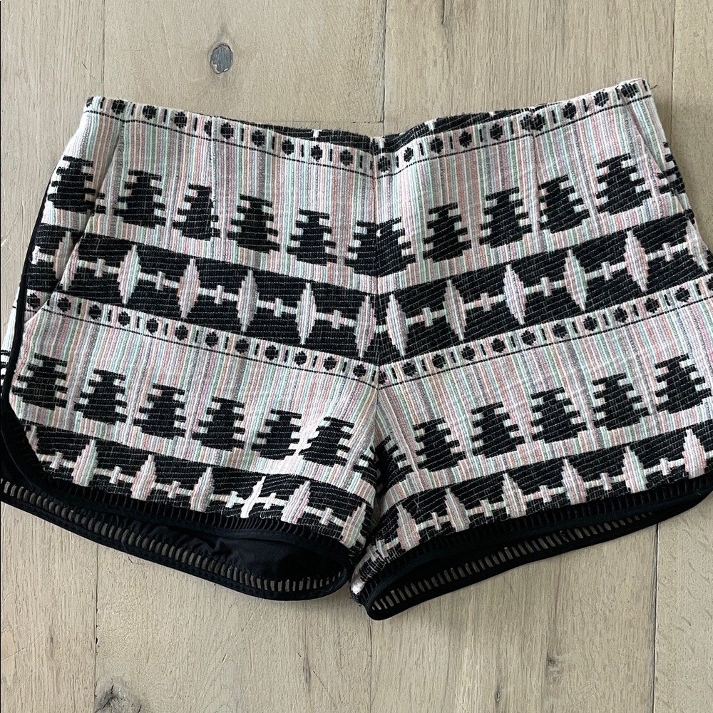 Thakoon Woven Tribal Boho Shorts